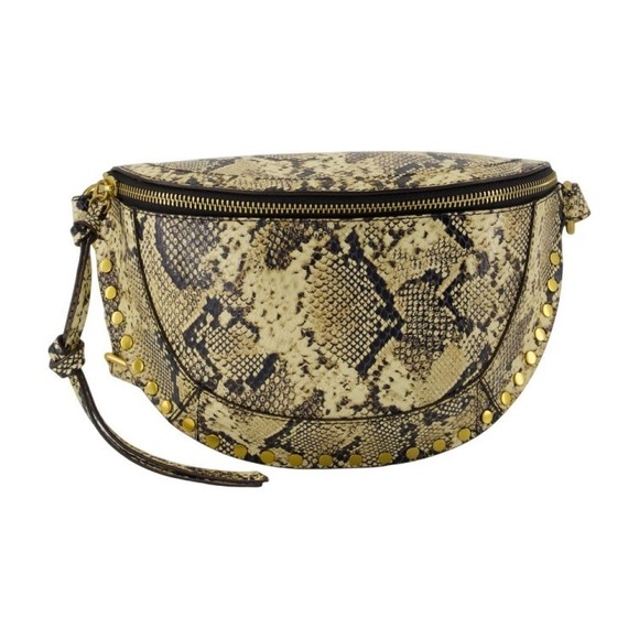 Isabel Marant Skano Gb Belt Bag - Leather - Beige - NWT - Picture 1 of 2